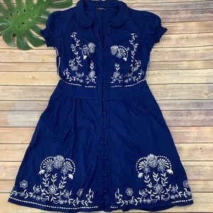 eShakti embroidered dress with pockets